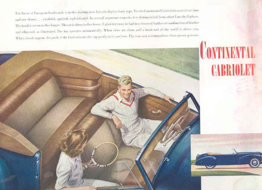 1940 Lincoln Zephyr-Continental Brochure Page 8